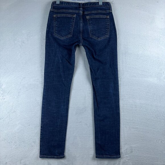 Old Navy Skinny Built-In Flex Jeans Low Rise Dark Wash Blue Men's Size 30X32 - Picture 2 of 10